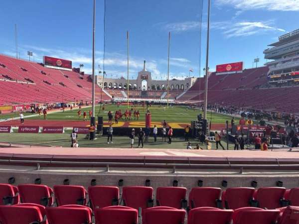 Los Angeles Memorial Coliseum, section: 114, row: 14, seat: 14