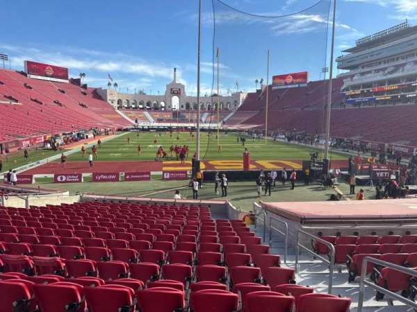 Los Angeles Memorial Coliseum, section: 115, row: 19, seat: 3