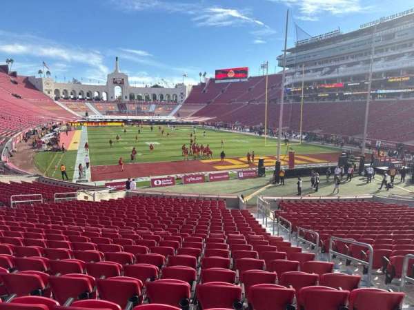 Los Angeles Memorial Coliseum, section: 116, row: 25, seat: 4