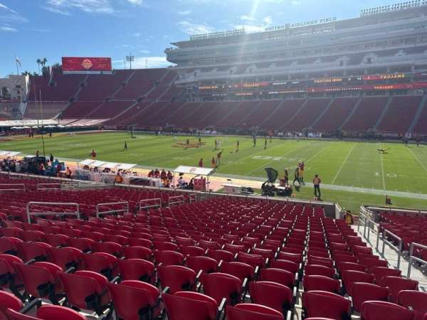 Los Angeles Memorial Coliseum, section: 120a, row: 23, seat: 3