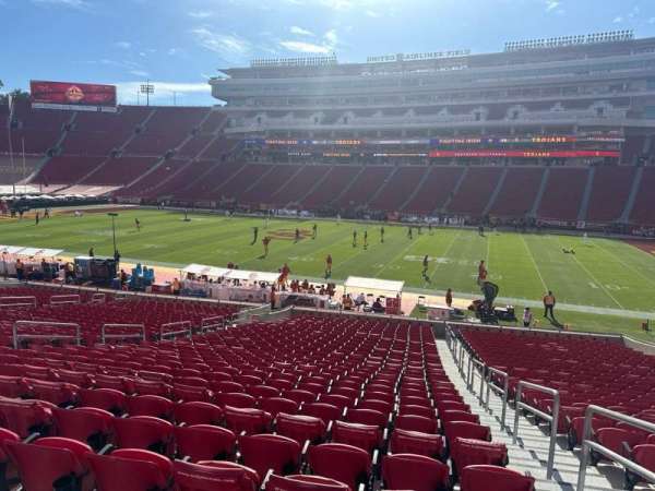 Los Angeles Memorial Coliseum, section: 120b, row: 28, seat: 2