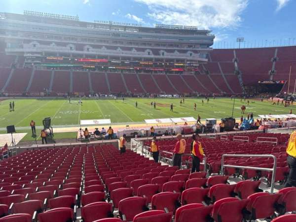 Los Angeles Memorial Coliseum, section: 123a, row: 23, seat: 6