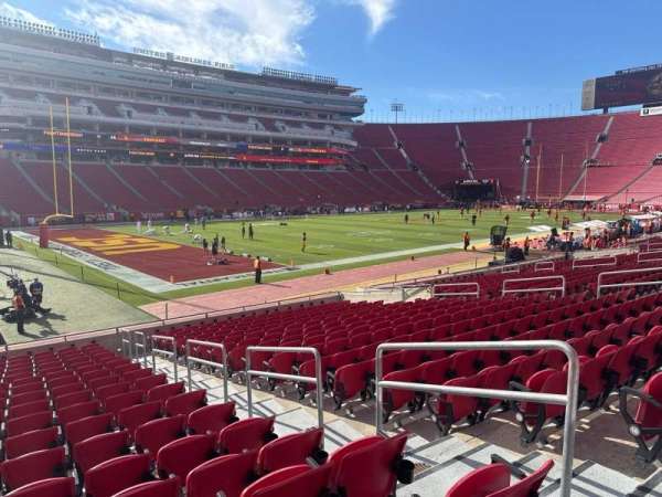 Los Angeles Memorial Coliseum, section: 125b, row: 18, seat: 4