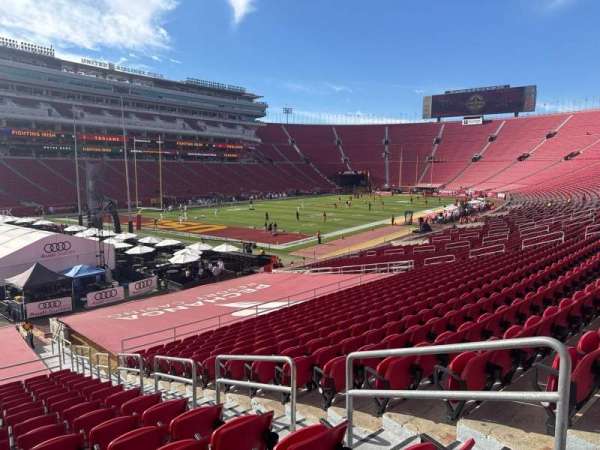Los Angeles Memorial Coliseum, section: 127, row: 30, seat: 4