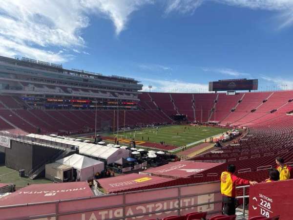 Los Angeles Memorial Coliseum, section: 228, row: 6, seat: 6