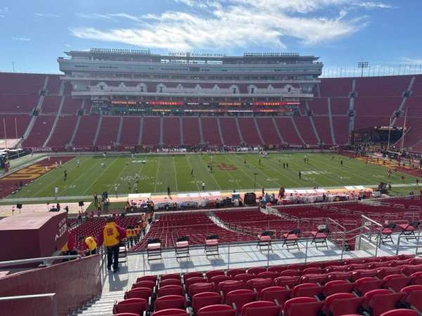 Los Angeles Memorial Coliseum, section: 222b, row: 9, seat: 13