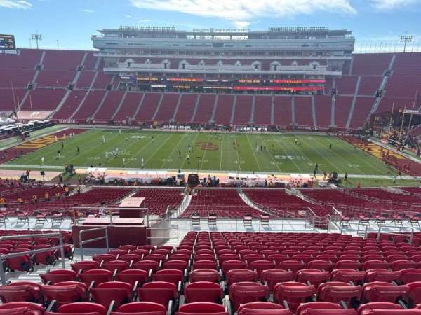 Los Angeles Memorial Coliseum, section: 221b, row: 16, seat: 13