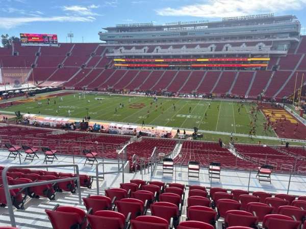 Los Angeles Memorial Coliseum, section: 220a, row: 8, seat: 14