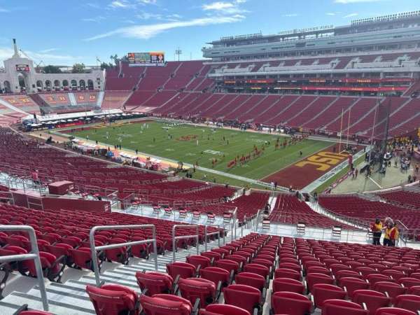 Los Angeles Memorial Coliseum, section: 218a, row: 18, seat: 17