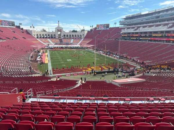 Los Angeles Memorial Coliseum, section: 215, row: 12, seat: 30