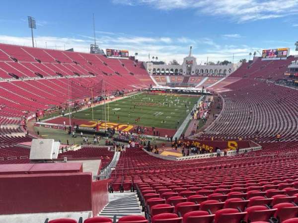 Los Angeles Memorial Coliseum, section: 212, row: 19, seat: 44
