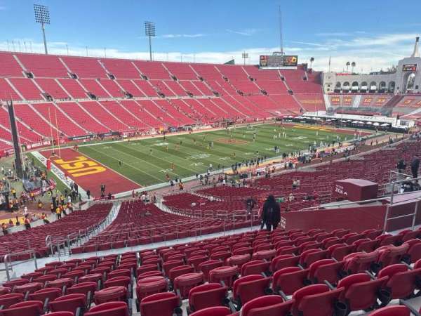 Los Angeles Memorial Coliseum, section: 210a, row: 12, seat: 15