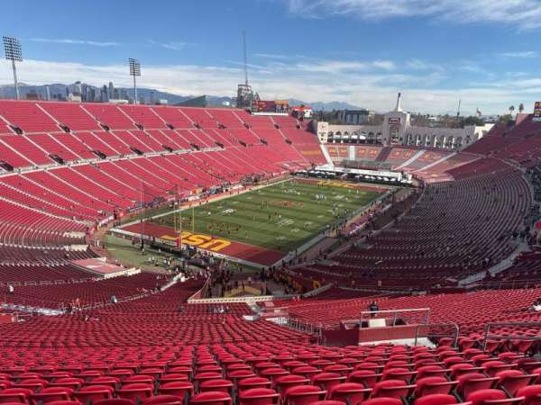 Los Angeles Memorial Coliseum, section: 312, row: 19, seat: 11