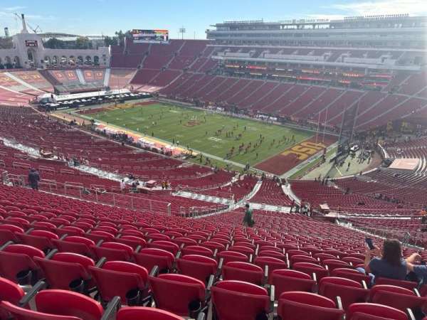 Los Angeles Memorial Coliseum, section: 318, row: 18, seat: 18
