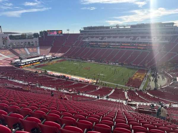 Los Angeles Memorial Coliseum, section: 319, row: 25, seat: 8