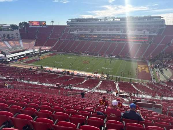 Los Angeles Memorial Coliseum, section: 320, row: 20, seat: 6