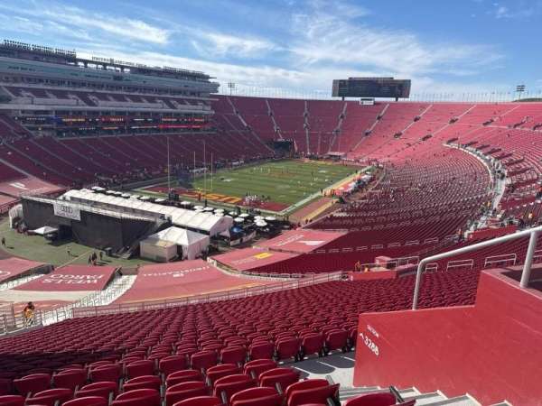 Los Angeles Memorial Coliseum, section: 328b, row: 7, seat: 4