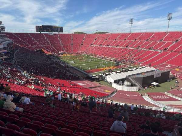 Los Angeles Memorial Coliseum, section: 300b, row: 12, seat: 12