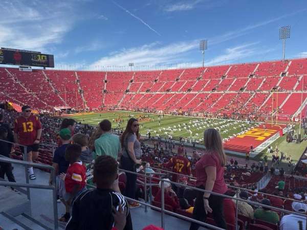 Los Angeles Memorial Coliseum, section: 203a, row: 2, seat: 9