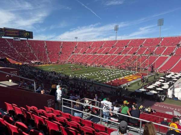Los Angeles Memorial Coliseum, section: 202, row: 8, seat: 23