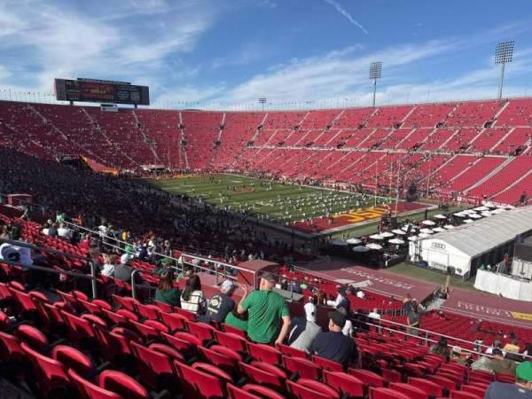 Los Angeles Memorial Coliseum, section: 201, row: 16, seat: 34