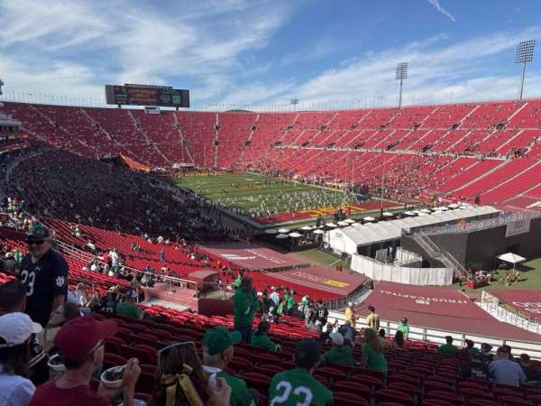 Los Angeles Memorial Coliseum, section: 200, row: 21, seat: 37