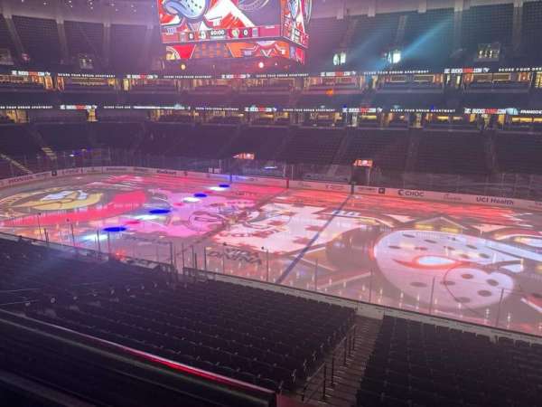 Honda Center, section: 319, row: a, seat: 4