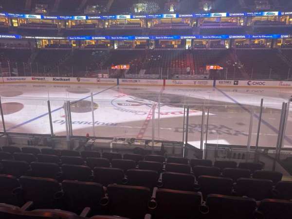 Honda Center, section: 222, row: j, seat: 4