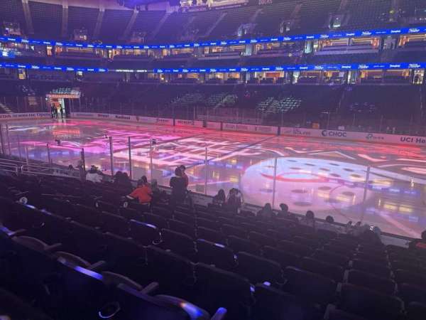 Honda Center, section: 206, row: l, seat: 6