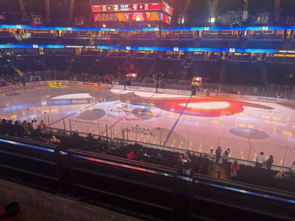 Honda Center, section: 319, row: b, seat: 8