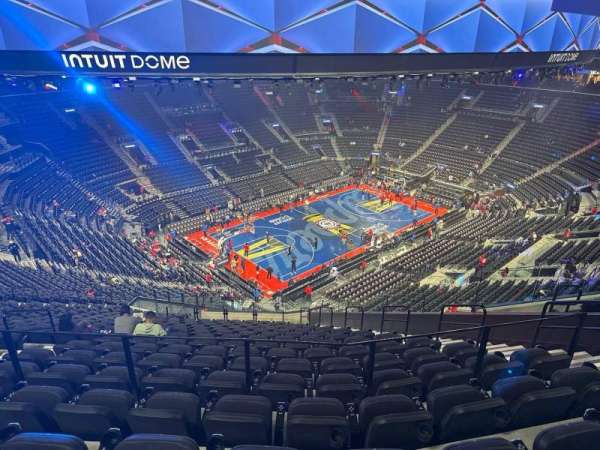 Intuit Dome, section: Terrace Wall 13, row: 4, seat: 8