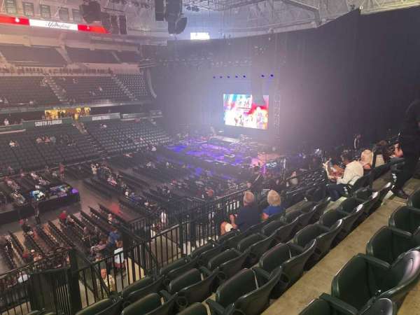 Yuengling Center, section: 215, row: v, seat: 9