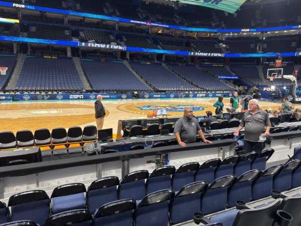 Benchmark International Arena, section: 102, row: e, seat: 8