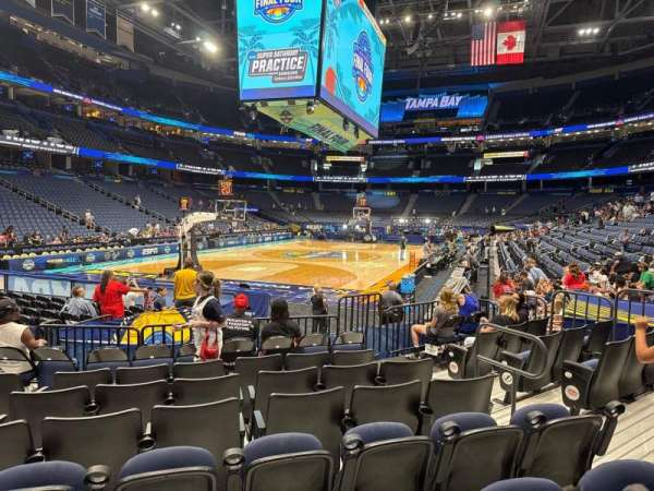 Benchmark International Arena, section: 106, row: h, seat: 6