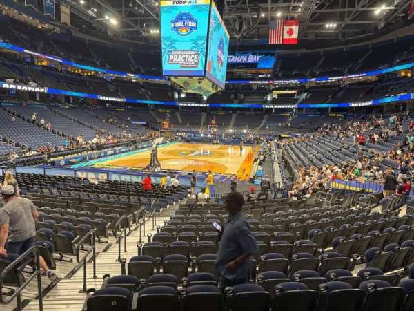 Benchmark International Arena, section: 106, row: 3, seat: 23