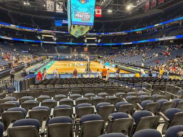 Benchmark International Arena, section: 109, row: l, seat: 7