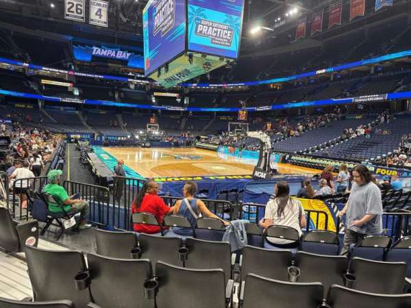 Benchmark International Arena, section: 110, row: f, seat: 10