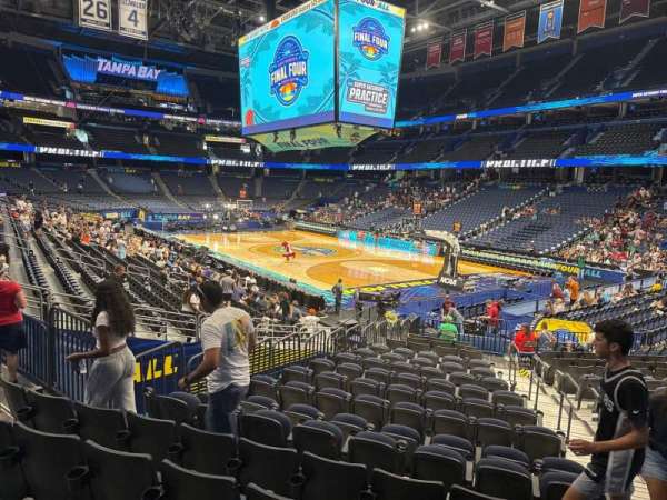 Benchmark International Arena, section: 112, row: t, seat: 3