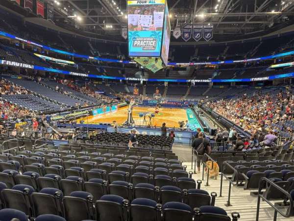 Benchmark International Arena, section: 123, row: p, seat: 4