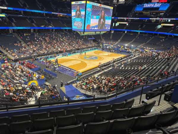 Benchmark International Arena, section: 205, row: f, seat: 5