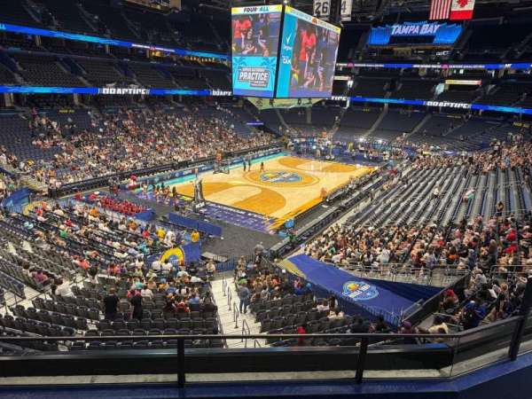 Benchmark International Arena, section: 206, row: c, seat: 5