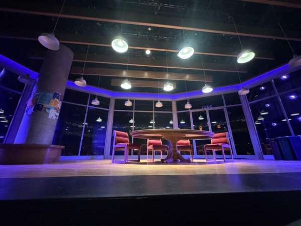 The Newman Mills Theater, section: Orchestra, row: A, seat: 12