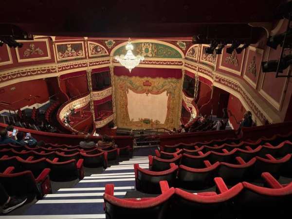 Gaiety Theatre, section: Upper Circle, row: o, seat: 7