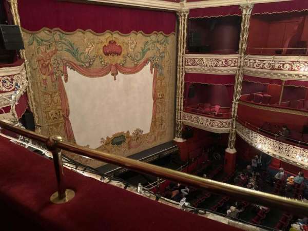 Gaiety Theatre, section: Grand Circle, row: a, seat: 28