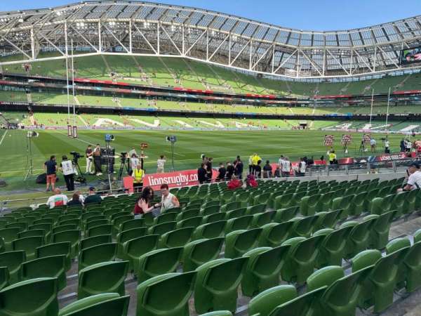 Aviva Stadium, section: 129, row: r, seat: 10