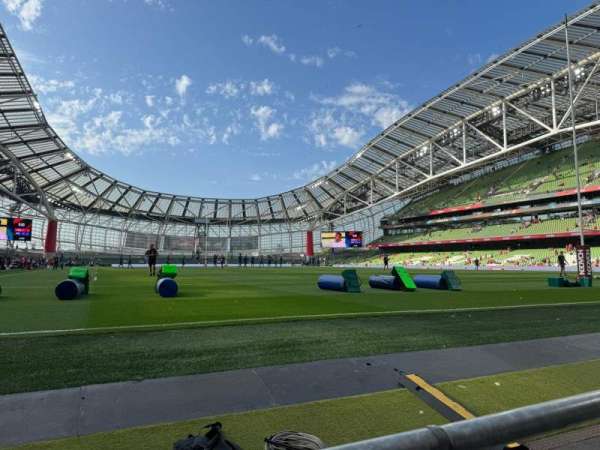 Aviva Stadium, section: 116, row: a, seat: 26