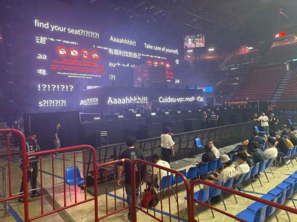 Unipol Forum, section: a6, row: 3, seat: 12