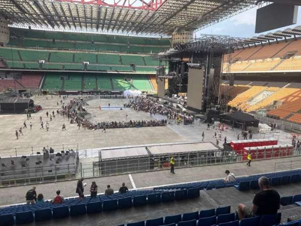 San Siro, section: 108, row: 8, seat: 8