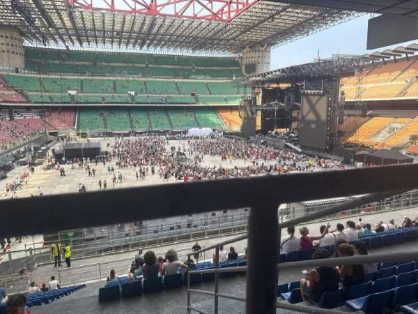 San Siro, section: 112, row: 8, seat: 3