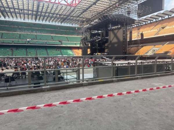 San Siro, section: 107, row: 1, seat: 20